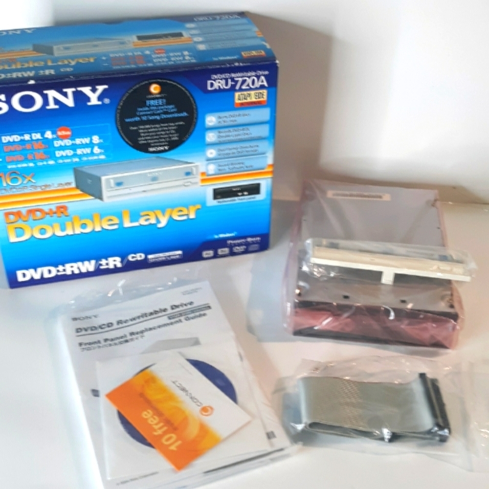 Sony DVD+R Dual layer Double Layer Re Writable Dr DVD+RW CD DRU-720A 8.5GB New